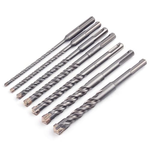 Hammerbohrer, 7 Stück SDS Plus Bohrer für Bohrhammer, 5 bis 16 mm, Länge 160 mm, Kreuz-Schlagkarbid. Hammerbohrer, 7 Stück SDS Plus Bohrer für Bohrhammer, 5 bis 16 mm, Länge 160 mm, Kreuz-Schlagkarbid. von LuMOUzhou