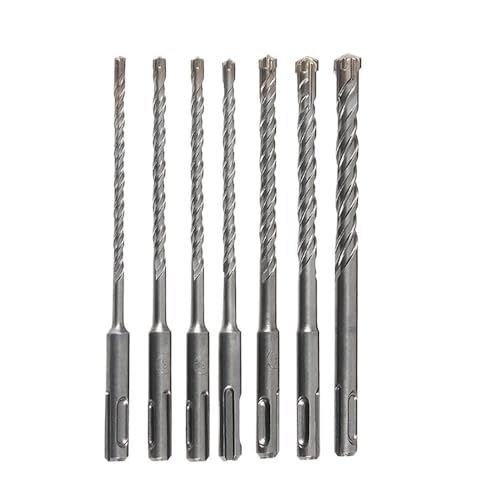 Hammerbohrer-Set für Bohrhammer SDS Plus für Mauerwerk (5-16 mm, 160 mm, 4-9 Stück) (7 Stück) von LuMOUzhou