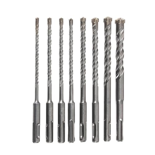 Hammerbohrer-Set für Bohrhammer SDS Plus für Mauerwerk (5-16 mm, 160 mm, 4-9 Stück) (8 Stück) von LuMOUzhou