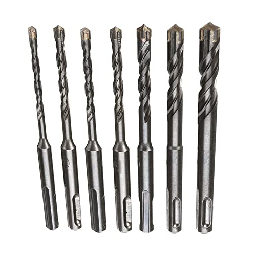 Hammerbohrer-Set für Bohrhammer SDS Plus mit Hartmetallspitze für Mauerwerk (4 Stück, 12 mm und 110 mm) von LuMOUzhou
