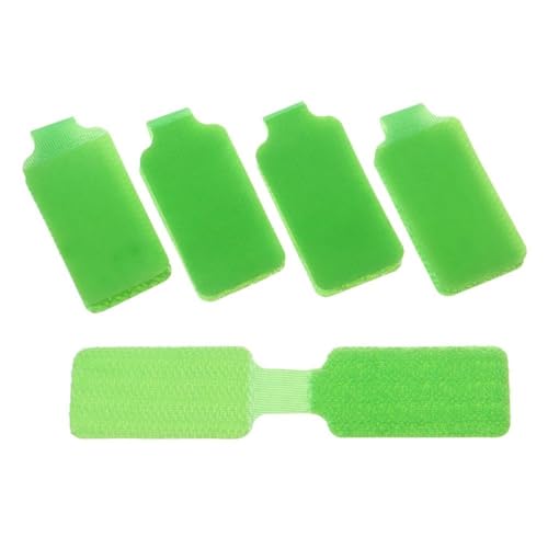 Kabelmarker, Nylon, mehrfarbig, 5 Stück (Green Writable) von LuMOUzhou