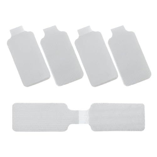Kabelmarkierer aus Nylon, mehrfarbig, 5 Stück (White Writable) von LuMOUzhou