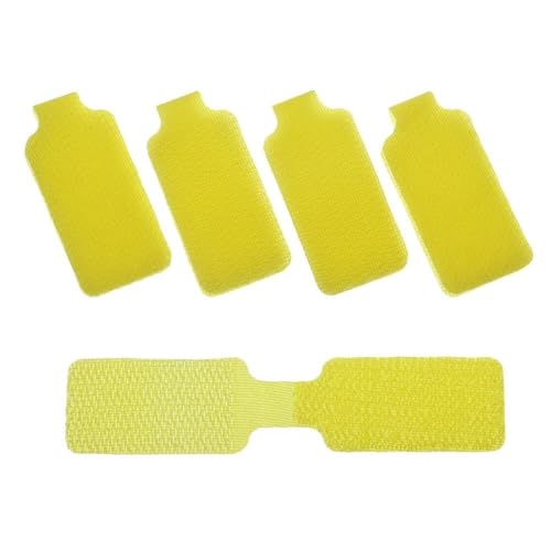 Kabelmarkierer aus Nylon, mehrfarbig, 5 Stück (Yellow Unwritable) von LuMOUzhou