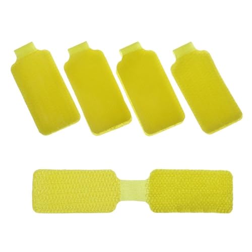 Kabelmarkierer aus Nylon, mehrfarbig, 5er Pack (Yellow Writable) von LuMOUzhou