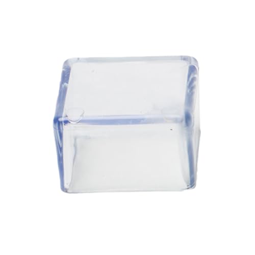 LuMOUzhou Möbelbeine, Hut, Stuhl, 8 Stück, mehrfarbig, mehrere Größen (transparent, 45 x 45 mm) von LuMOUzhou