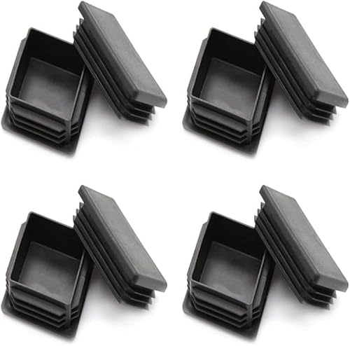 Möbelbeinkappen, Stuhlbezüge, Kunststoff, Innenstopfen, schwarz, für Möbelbeine, verschiedene Größen (15 x 50 mm), 8 Stück von LuMOUzhou