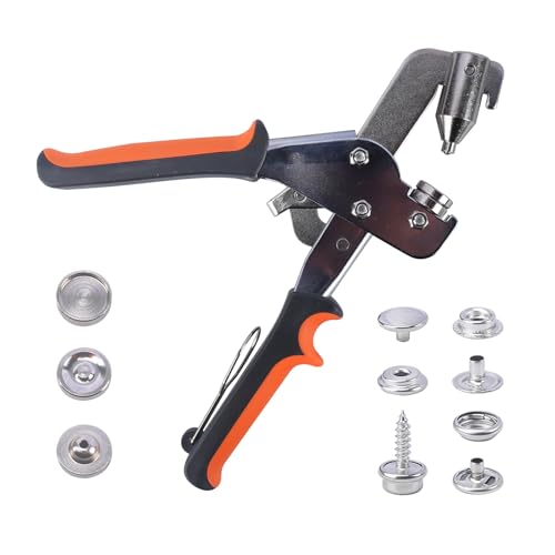 Luabue 40 Set Druckknopf Set mit Zange Druckknopfzange Set Metall Druckknopf Edelstahl 8mm Druckknopf Werkzeug für Leder Stoff Nähen Kleidung Planen Segeltuch Handwerk Luabue 40 Set Druckknopf Set mit Zange Druckknopfzange Set Metall Druckknopf Edelstahl 8mm Druckknopf Werkzeug für Leder Stoff Nähen Kleidung Planen Segeltuch Handwerk von Luabue