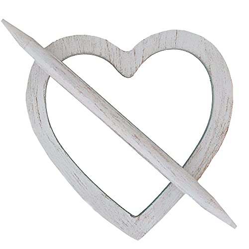 Suzon Raffhalter für Vorhänge, MDF, Weiß/goldfarben von Luance