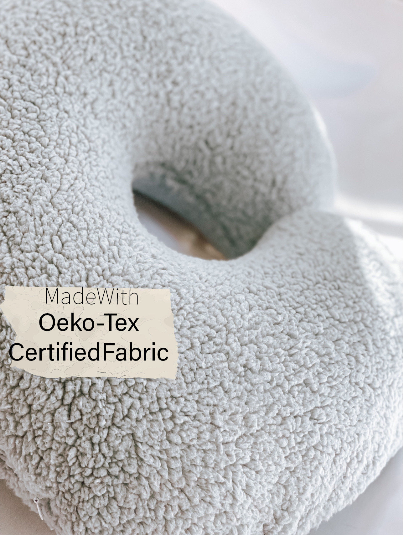 Sherpa Stillkissenbezug, Oeko-Tex Zertifizierter U-Förmiger Teddy-Kissenbezug Sherpa Stillkissenbezug, Oeko-Tex Zertifizierter U-Förmiger Teddy-Kissenbezug von LuandLimmie