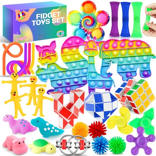 Lubibi 30 PCS Fidget Toys Set,Anti Stress Spielzeug für Erwachsene und Kinder,Stress Spielzeug,popit Set,ADHS und Autismus,Partygeschenke Mitgebsel gastgeschenke Klassenzimmer Preise Geburtstagsfeier Lubibi 30 PCS Fidget Toys Set,Anti Stress Spielzeug für Erwachsene und Kinder,Stress Spielzeug,popit Set,ADHS und Autismus,Partygeschenke Mitgebsel gastgeschenke Klassenzimmer Preise Geburtstagsfeier von Lubibi