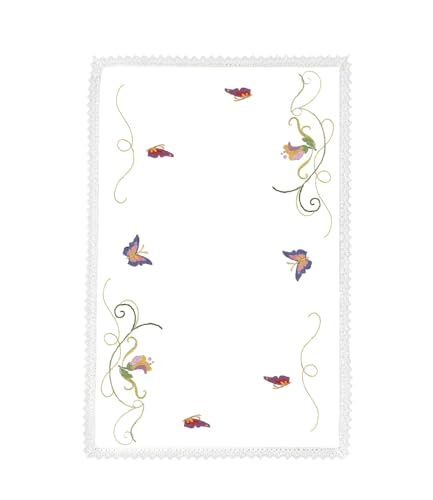Luc Mitteldecke zum Besticken verschiedener Blumen und Papil Luc Mitteldecke zum Besticken verschiedener Blumen und Papil von Luc