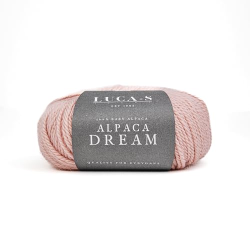 Luca-S Alpaca Dream Baby-Alpaka-Garn, 2 Knäuel aus 100 % superweichem Kammgarn zum Stricken und Häkeln, 100 g, insgesamt 200 m, luxuriöse Alpaka-Strickwolle Luca-S Alpaca Dream Baby-Alpaka-Garn, 2 Knäuel aus 100 % superweichem Kammgarn zum Stricken und Häkeln, 100 g, insgesamt 200 m, luxuriöse Alpaka-Strickwolle von Luca-S Yarns
