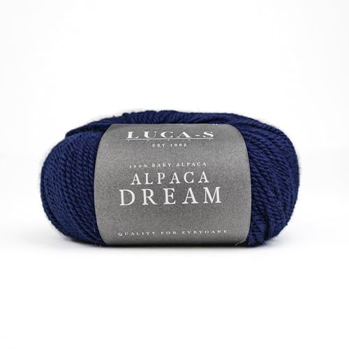 Luca-S Alpaca Dream Baby-Alpaka-Garn, 2 Knäuel aus 100 % superweichem Kammgarn zum Stricken und Häkeln, 100 g, insgesamt 200 m, luxuriöse Alpaka-Strickwolle von Luca-S Yarns
