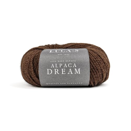 Luca-S Alpaca Dream Baby-Alpaka-Garn, 2 Knäuel aus 100 % superweichem Kammgarn zum Stricken und Häkeln, 100 g, insgesamt 200 m, luxuriöse Alpaka-Strickwolle von Luca-S Yarns