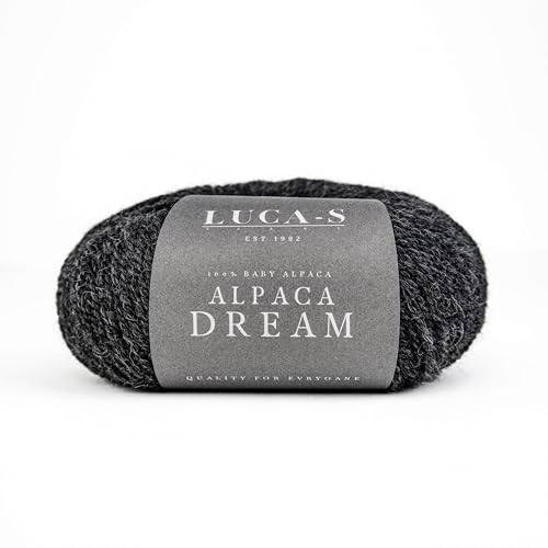 Luca-S Alpaca Dream Baby-Alpaka-Garn, 2 Knäuel aus 100 % superweichem Kammgarn zum Stricken und Häkeln, 100 g, insgesamt 200 m, luxuriöse Alpaka-Strickwolle von Luca-S Yarns