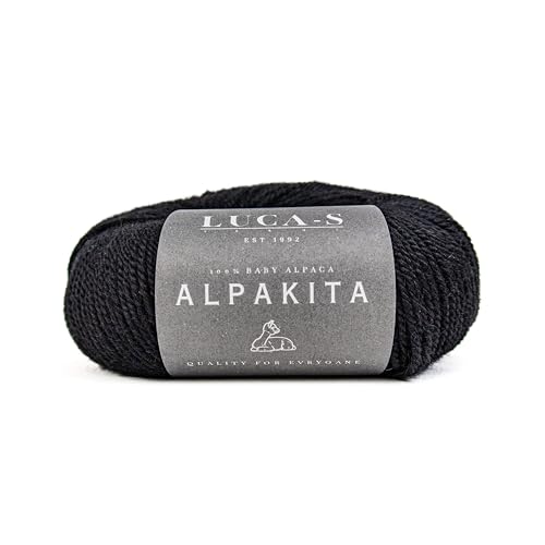 Luca-S Alpaka-Garn für Baby-Alpaka, 2 Knäuel aus 100 % superweichem DK-Garn zum Stricken und Häkeln, 100 g, insgesamt 250 m, Luxorious Alpaka-Strickwolle Luca-S Alpaka-Garn für Baby-Alpaka, 2 Knäuel aus 100 % superweichem DK-Garn zum Stricken und Häkeln, 100 g, insgesamt 250 m, Luxorious Alpaka-Strickwolle von Luca-S Yarns