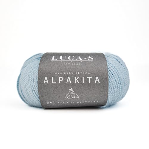 Luca-S Alpaka-Garn für Baby-Alpaka, 2 Knäuel aus 100 % superweichem DK-Garn zum Stricken und Häkeln, 100 g, insgesamt 250 m, Luxorious Alpaka-Strickwolle Luca-S Alpaka-Garn für Baby-Alpaka, 2 Knäuel aus 100 % superweichem DK-Garn zum Stricken und Häkeln, 100 g, insgesamt 250 m, Luxorious Alpaka-Strickwolle von Luca-S Yarns