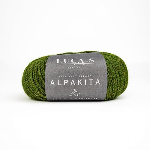 Luca-S Alpaka-Garn für Baby-Alpaka, 2 Knäuel aus 100 % superweichem DK-Garn zum Stricken und Häkeln, 100 g, insgesamt 250 m, Luxorious Alpaka-Strickwolle Luca-S Alpaka-Garn für Baby-Alpaka, 2 Knäuel aus 100 % superweichem DK-Garn zum Stricken und Häkeln, 100 g, insgesamt 250 m, Luxorious Alpaka-Strickwolle von Luca-S Yarns