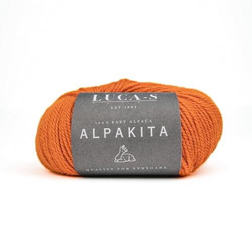 Luca-S Alpaka-Garn für Baby-Alpaka, 2 Knäuel aus 100 % superweichem DK-Garn zum Stricken und Häkeln, 100 g, insgesamt 250 m, Luxorious Alpaka-Strickwolle Luca-S Alpaka-Garn für Baby-Alpaka, 2 Knäuel aus 100 % superweichem DK-Garn zum Stricken und Häkeln, 100 g, insgesamt 250 m, Luxorious Alpaka-Strickwolle von Luca-S Yarns