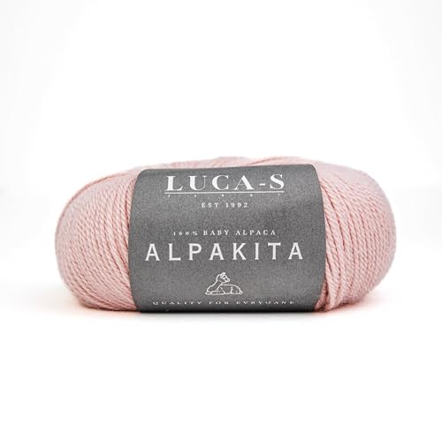 Luca-S Alpaka-Garn für Baby-Alpaka, 2 Knäuel aus 100 % superweichem DK-Garn zum Stricken und Häkeln, 100 g, insgesamt 250 m, Luxorious Alpaka-Strickwolle von Luca-S Yarns
