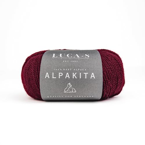 Luca-S Alpaka-Garn für Baby-Alpaka, 2 Knäuel aus 100 % superweichem DK-Garn zum Stricken und Häkeln, 100 g, insgesamt 250 m, Luxorious Alpaka-Strickwolle Luca-S Alpaka-Garn für Baby-Alpaka, 2 Knäuel aus 100 % superweichem DK-Garn zum Stricken und Häkeln, 100 g, insgesamt 250 m, Luxorious Alpaka-Strickwolle von Luca-S Yarns