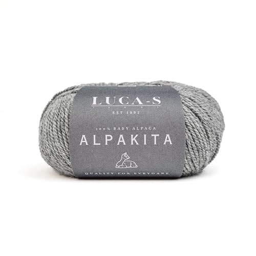 Luca-S Alpaka-Garn für Baby-Alpaka, 2 Knäuel aus 100 % superweichem DK-Garn zum Stricken und Häkeln, 100 g, insgesamt 250 m, Luxorious Alpaka-Strickwolle Luca-S Alpaka-Garn für Baby-Alpaka, 2 Knäuel aus 100 % superweichem DK-Garn zum Stricken und Häkeln, 100 g, insgesamt 250 m, Luxorious Alpaka-Strickwolle von Luca-S Yarns