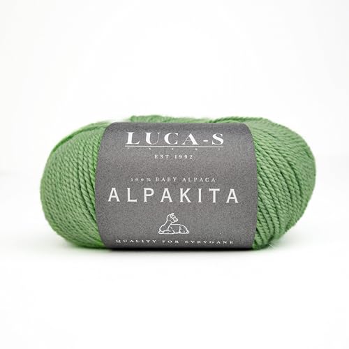 Luca-S Alpaka-Garn für Baby-Alpaka, 2 Knäuel aus 100 % superweichem DK-Garn zum Stricken und Häkeln, 100 g, insgesamt 250 m, Luxorious Alpaka-Strickwolle Luca-S Alpaka-Garn für Baby-Alpaka, 2 Knäuel aus 100 % superweichem DK-Garn zum Stricken und Häkeln, 100 g, insgesamt 250 m, Luxorious Alpaka-Strickwolle von Luca-S Yarns