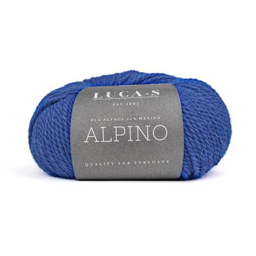 Luca-S Alpino Alpaka- und Merino-Garn, 2 Knäuel superweiches Aran-Garn zum Stricken und Häkeln, 100 g, insgesamt 150 m, 60 % Alpaka/40 % SF Merino Luca-S Alpino Alpaka- und Merino-Garn, 2 Knäuel superweiches Aran-Garn zum Stricken und Häkeln, 100 g, insgesamt 150 m, 60 % Alpaka/40 % SF Merino von Luca-S Yarns