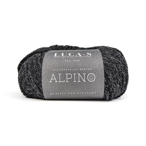 Luca-S Alpino Alpaka- und Merino-Garn, 2 Knäuel superweiches Aran-Garn zum Stricken und Häkeln, 100 g, insgesamt 150 m, 60 % Alpaka/40 % SF Merino Luca-S Alpino Alpaka- und Merino-Garn, 2 Knäuel superweiches Aran-Garn zum Stricken und Häkeln, 100 g, insgesamt 150 m, 60 % Alpaka/40 % SF Merino von Luca-S Yarns