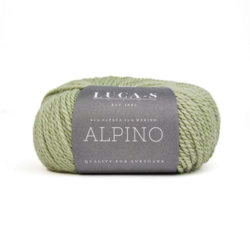 Luca-S Alpino Alpaka- und Merino-Garn, 2 Knäuel superweiches Aran-Garn zum Stricken und Häkeln, 100 g, insgesamt 150 m, 60 % Alpaka/40 % SF Merino Luca-S Alpino Alpaka- und Merino-Garn, 2 Knäuel superweiches Aran-Garn zum Stricken und Häkeln, 100 g, insgesamt 150 m, 60 % Alpaka/40 % SF Merino von Luca-S Yarns