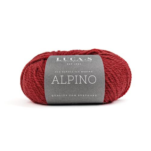 Luca-S Alpino Alpaka- und Merino-Garn, 2 Knäuel superweiches Aran-Garn zum Stricken und Häkeln, 100 g, insgesamt 150 m, 60 % Alpaka/40 % SF Merino Luca-S Alpino Alpaka- und Merino-Garn, 2 Knäuel superweiches Aran-Garn zum Stricken und Häkeln, 100 g, insgesamt 150 m, 60 % Alpaka/40 % SF Merino von Luca-S Yarns