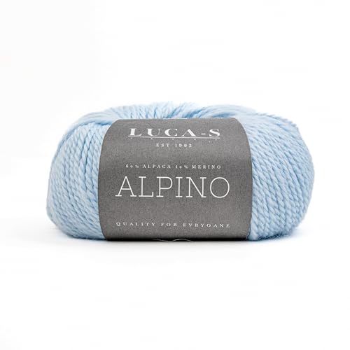 Luca-S Alpino Alpaka- und Merino-Garn, 2 Knäuel superweiches Aran-Garn zum Stricken und Häkeln, 100 g, insgesamt 150 m, 60 % Alpaka/40 % SF Merino Luca-S Alpino Alpaka- und Merino-Garn, 2 Knäuel superweiches Aran-Garn zum Stricken und Häkeln, 100 g, insgesamt 150 m, 60 % Alpaka/40 % SF Merino von Luca-S Yarns