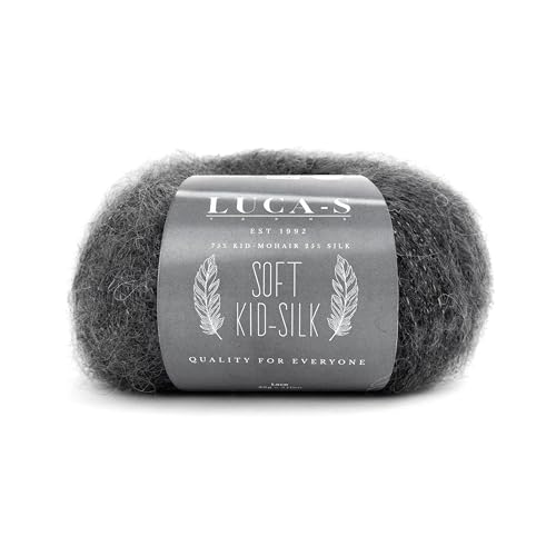 Set mit 10 weichen Mohair- und Seidengarn zum Stricken und Häkeln, 75 % Mohair, 25 % Seide, 25 g, flauschig weiches Garn Set mit 10 weichen Mohair- und Seidengarn zum Stricken und Häkeln, 75 % Mohair, 25 % Seide, 25 g, flauschig weiches Garn von Luca-S Yarns