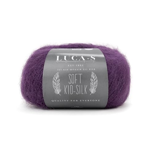 Set mit 10 weichen Mohair- und Seidengarn zum Stricken und Häkeln, 75 % Mohair, 25 % Seide, 25 g, flauschig weiches Garn Set mit 10 weichen Mohair- und Seidengarn zum Stricken und Häkeln, 75 % Mohair, 25 % Seide, 25 g, flauschig weiches Garn von Luca-S Yarns