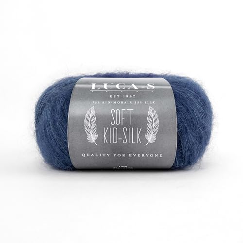 Set mit 10 weichen Mohair- und Seidengarn zum Stricken und Häkeln, 75 % Mohair, 25 % Seide, 25 g, flauschig weiches Garn Set mit 10 weichen Mohair- und Seidengarn zum Stricken und Häkeln, 75 % Mohair, 25 % Seide, 25 g, flauschig weiches Garn von Luca-S Yarns