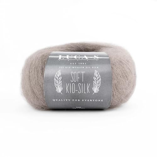 Set mit 5 weichen Mohair- und Seidengarn zum Stricken und Häkeln, 75 % Mohair, 25 % Seide, 25 g, flauschig weiches Garn Set mit 5 weichen Mohair- und Seidengarn zum Stricken und Häkeln, 75 % Mohair, 25 % Seide, 25 g, flauschig weiches Garn von Luca-S Yarns