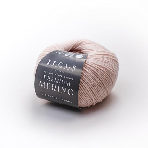 Superwash Baby Merino Garn, 4-fädig, 100 % reine, extra feine Merinowolle, Häkelwolle, 50 g Knäuel, 2 Stück von Luca-S Yarns