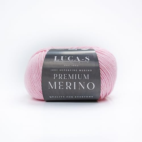 Superwash Baby Merinowolle, 100 % reine, extrafeine Merinowolle zum Stricken und Häkeln, 50 g Knäuel, 2 Stück Superwash Baby Merinowolle, 100 % reine, extrafeine Merinowolle zum Stricken und Häkeln, 50 g Knäuel, 2 Stück von Luca-S Yarns