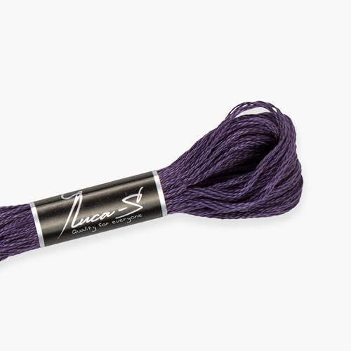 12 Stück Premium Stickgarn Luca-S, 100% Gizeh-Baumwolle, Oeko TEX zertifizierte Baumwolle - 104 / DMC 29 / Anchor X 12 Stück Premium Stickgarn Luca-S, 100% Gizeh-Baumwolle, Oeko TEX zertifizierte Baumwolle - 104 / DMC 29 / Anchor X von Luca-S