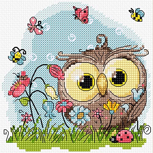 Luca-S Kreuzstich Set Glückliche Eule Zählmuster Luca-S Kreuzstich Set Glückliche Eule Zählmuster von Luca-S