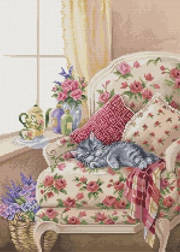 Kreuzstichmuster Luca-S – Sweet Dreams, P5017 von Luca-S
