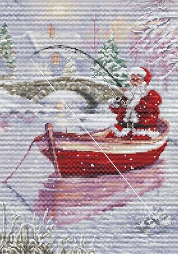 Kreuzstichmuster Luca-S – Weihnachtsmann, P5014 von Luca-S