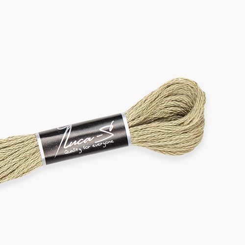 LUCAS Baumwollgarn für Handstickerei, 8 m Knäuel, Farbe 481 / DMC 3032 / Anchor 832, Stickgarn, Kreuzstichgarn LUCAS Baumwollgarn für Handstickerei, 8 m Knäuel, Farbe 481 / DMC 3032 / Anchor 832, Stickgarn, Kreuzstichgarn von Luca-S