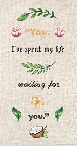 Luca-S B1159 Slogan Kreuzstichset, Baumwolle, mehrfarbig, 30x12,5cm Luca-S B1159 Slogan Kreuzstichset, Baumwolle, mehrfarbig, 30x12,5cm von LUCAS