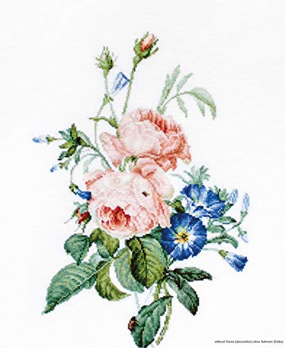 Luca-S B2351 Strauß mit Rosen Kreuzstichset, Baumwolle, mehrfarbig, 19x28cm Luca-S B2351 Strauß mit Rosen Kreuzstichset, Baumwolle, mehrfarbig, 19x28cm von LUCAS