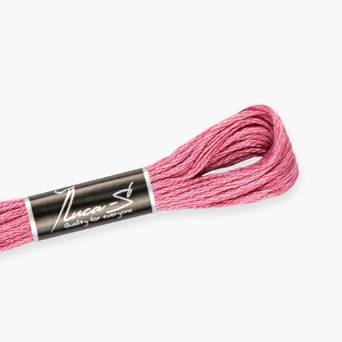 Premium Stickgarn Luca-S, 100 % Gizeh-Baumwolle, Oeko TEX zertifizierte Baumwollgarn, 111 / DMC 3688 / Anchor 75 Premium Stickgarn Luca-S, 100 % Gizeh-Baumwolle, Oeko TEX zertifizierte Baumwollgarn, 111 / DMC 3688 / Anchor 75 von Luca-S