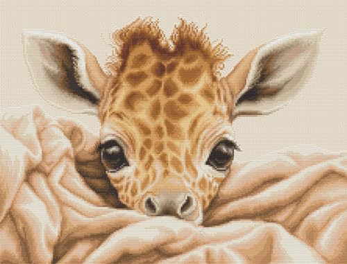 Luca-S Kreuzstich Stickpackung Die Baby-Giraffe Zählmuster Luca-S Kreuzstich Stickpackung Die Baby-Giraffe Zählmuster von Luca-S
