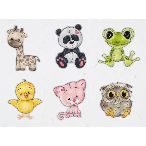 Luca-S Kreuzstich Set Ornamente Freunde III Set 6-tlg Zählmuster Luca-S Kreuzstich Set Ornamente Freunde III Set 6-tlg Zählmuster von LUCAS