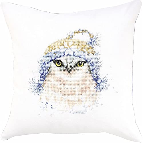 Luca-S PB142 Vogel Schönheit Kreuzstichkissen, Baumwolle, mehrfarbig, 40x40cm Luca-S PB142 Vogel Schönheit Kreuzstichkissen, Baumwolle, mehrfarbig, 40x40cm von LUCAS