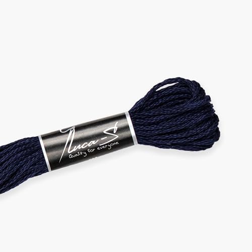 Premium Stickgarn Luca-S, 100 % Gizeh-Baumwolle, Oeko TEX zertifizierte Baumwollgarn, 160 / DMC 939 / Anchor 152 Premium Stickgarn Luca-S, 100 % Gizeh-Baumwolle, Oeko TEX zertifizierte Baumwollgarn, 160 / DMC 939 / Anchor 152 von Luca-S